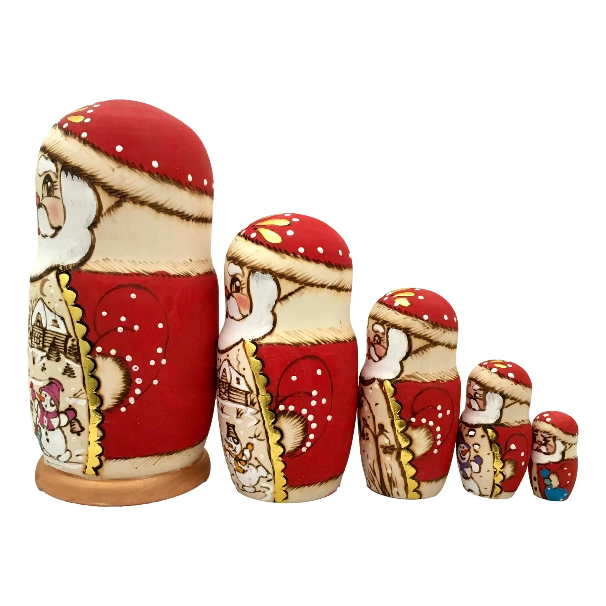 Santa Christmas Nesting Dolls
