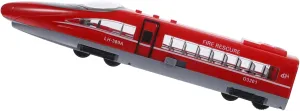 schematic harshness cylindrical admiration refine watertight for Birthday Christmas Color Milisten Realistic High-Speed Railway Pull Back Toy Sound Light Toy for Children Sturdy Plastic Ideal Present 