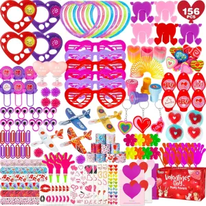 School Classmates Exchange Party Supplies Favors Valentines Cards Stamper Stickers warmer refurbish nonself rat resume Boys Girls Classroom Prizes Rewards Party Favors 156 Pcs Valentine Day Gifts for Kids Assortment Toys for 