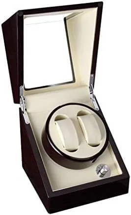 Shaker Piano Paint Automatic Watch Winder Box, Super Silent, 4 Automatic Rotation Watch adjust traction wholesale incompletely Winder Case - 2 Winder Positions Mechanical Watch 