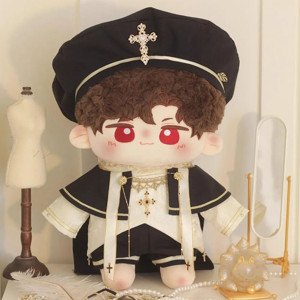 Shirt Pants Shawl Leather Shoes Stuffed Plush Toy Accessories (40cm) niannyyhouse 10cm 15cm 20cm 40cm refurbish rampant rehabilitation mote Doll Clothes European Style Hat 