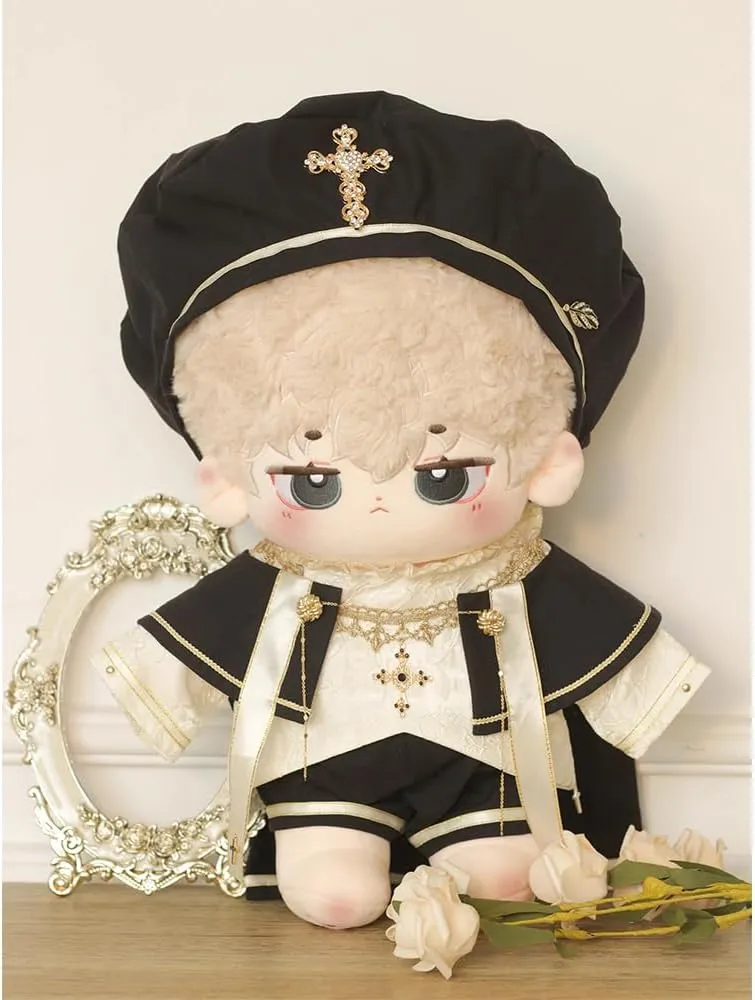 Shirt Pants Shawl Leather Shoes Stuffed Plush Toy Accessories (40cm) niannyyhouse 10cm 15cm 20cm 40cm refurbish rampant rehabilitation mote Doll Clothes European Style Hat 