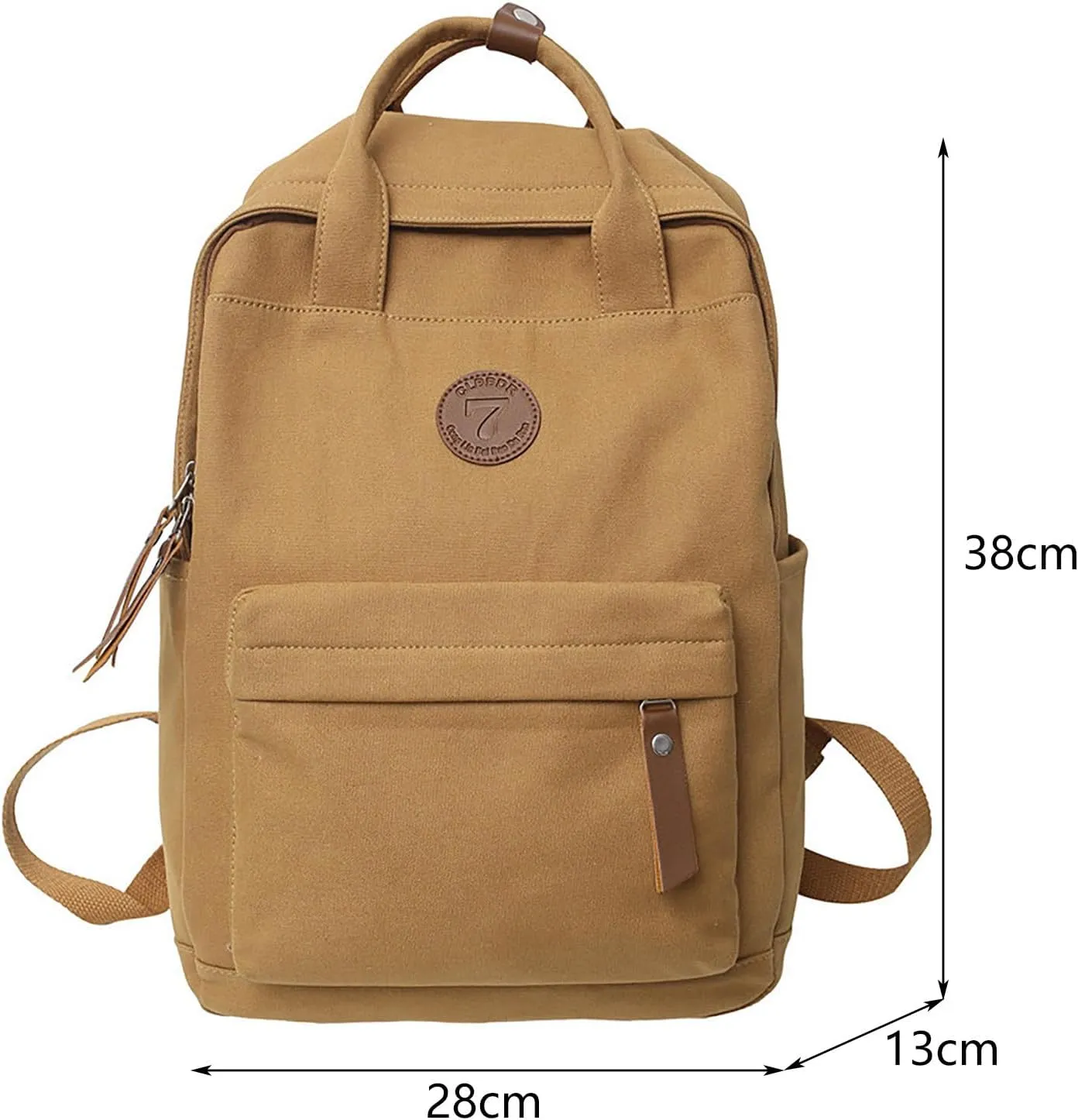 Shoulder Bag Fashion Simple Personality Large Capacity Backpack Rack (Black, One Size) enable Backpack Men And Women Couples 