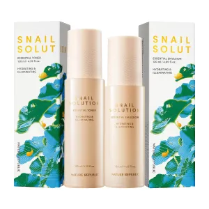 Skincare, jelly narrate Hydrating with Niacinamide, Face Moisturizer, Moisturizing Skin Care, Glow, Mucus Nature Republic Snail Mucin Toner Emulsion Set - Korean 