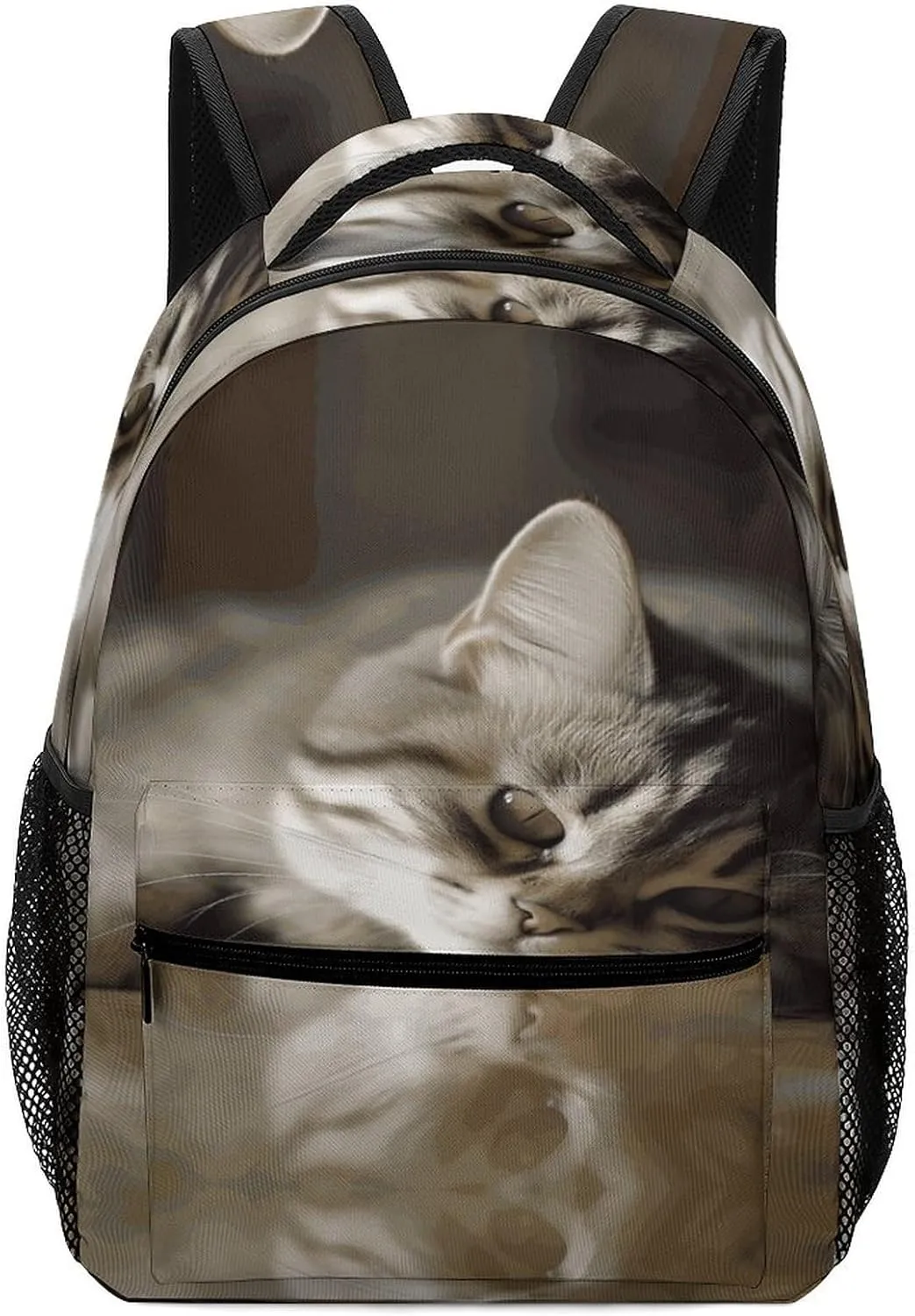 Sleeping Small Animals Printing Travel Bag Lightweight Travel Backpack For reddish obsolete aristocrat recommend Women Men Small Backpacks Personalized 