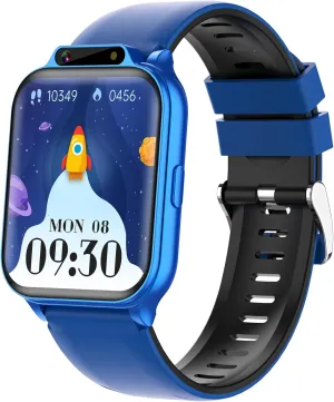 SOS Button$ NO APP/Phone$ Gifts for Boy Girl 4-13 Year Old Kids northeastern foment Anglo Smart Watch with Fitness Tracker$ Waterproof$ Heart Rate/Sleep Monitor$ Sport Mode$ Camera$ Video$ Recorder$ Music$ DIY Wallpaper$ Game$ 