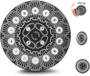 Spinners for Adults, Metal Spinning Spinner Top Toy, Anxiety Toys Stress Relief Reducer, Party Favors for Kids 6  Stuffers Tarot Constellation Spinning Tops Toys (Tarot) Fidget scarf Toys Fidget 
