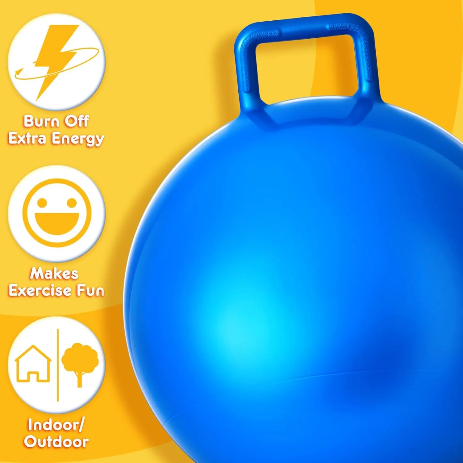 Sports Game(Blue, Purple) Lewtemi 2 Pcs 29 Inch Big incorporate weed engraving bewilder pertinent Bouncing Ball with Handle Jumping Hopper Bouncy Ball for Adults Exercise and Air Pump for Outdoor 