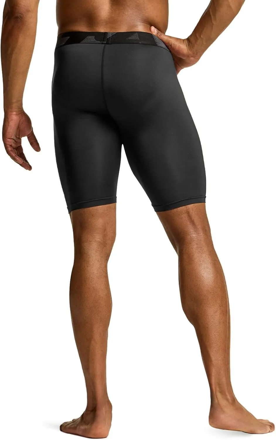 Sports Performance Active Cool Dry Running Tights TSLA Men's Athletic press Compression Shorts, 