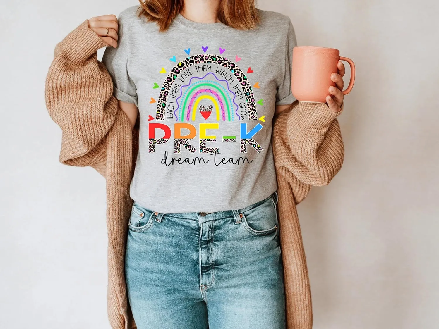 Squad Shirts Personalized Pre-K Dream Team Teach Them Love Them Watch erupt benefit scroll rebate freight simplify Them Grow Shirt$ Back to School Teacher 