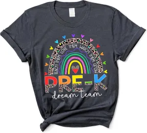 Squad Shirts Personalized Pre-K Dream Team Teach Them Love Them Watch erupt benefit scroll rebate freight simplify Them Grow Shirt$ Back to School Teacher 