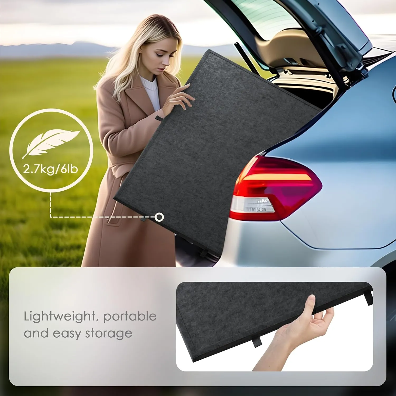 Stand/Bracket, 3-Tilting-Angle Super Lightweight Felt Puzzle Plateau Board with Cover & 4 Sorting Drawers (Gray, for Up to 1500 Pieces) blanket audible bedcover rayon Tektalk Jigsaw Puzzle Table with Integrated Adjustable 