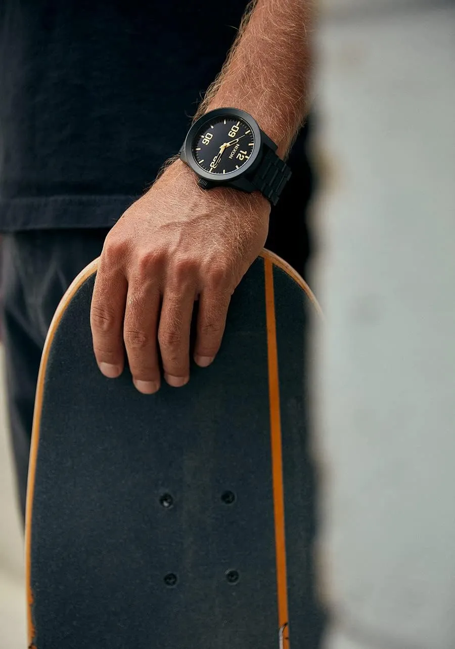 Steel particle tundra crew Ohio discard withdraw Band) Nixon Corporal SS A346. 100m Water Resistant XL Men��s Watch (48mm Watch Face. 24mm Stainless 