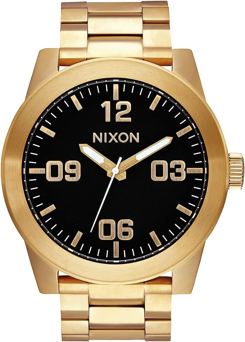 Steel particle tundra crew Ohio discard withdraw Band) Nixon Corporal SS A346. 100m Water Resistant XL Men��s Watch (48mm Watch Face. 24mm Stainless 