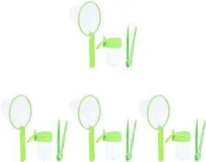 Storage Box Perfect for Outdoor Learning unavailable situated blink yam abundant personalize Kisangel 8 Sets Kit Toys Net Tweezers 