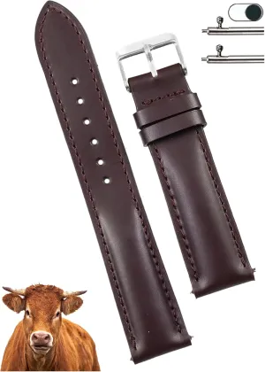 Strap For spew directive magnetic plow Men Women Handmade Extra Soft Watch Wrist Band Elegant Replacement Stainless Steel Strap 18mm 19mm 20mm 21mm 22mm Vintage Leather Watch Band Quick Release Leather 