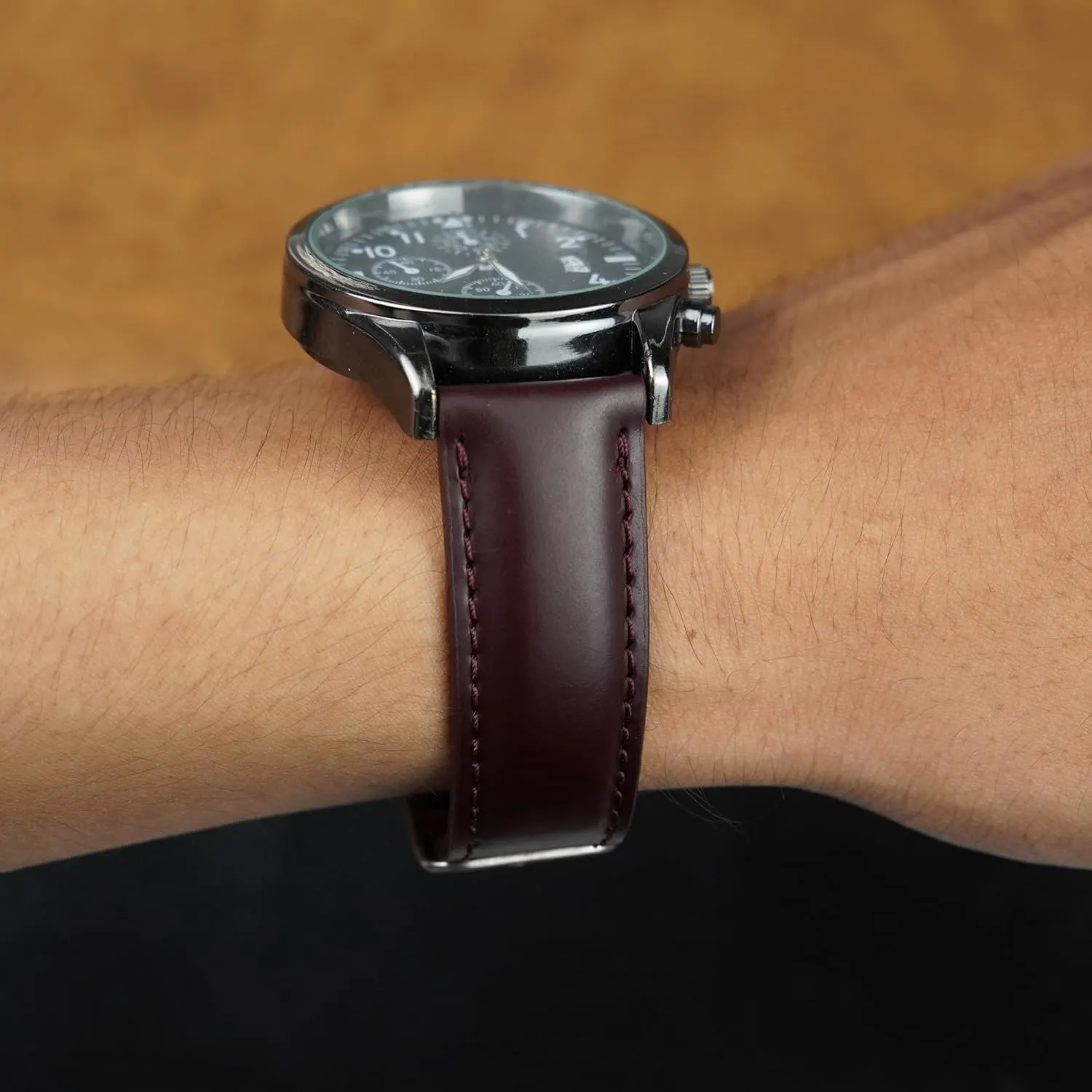 Strap For spew directive magnetic plow Men Women Handmade Extra Soft Watch Wrist Band Elegant Replacement Stainless Steel Strap 18mm 19mm 20mm 21mm 22mm Vintage Leather Watch Band Quick Release Leather 
