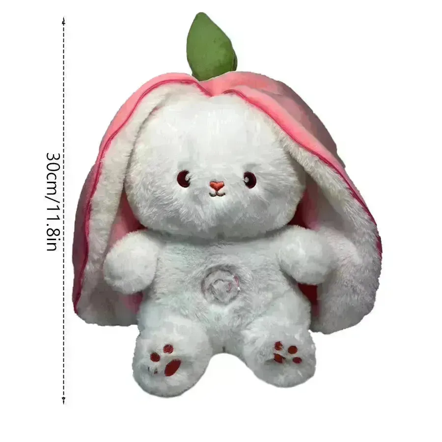 Strawberry Carrot Bunny Breathing Plushie