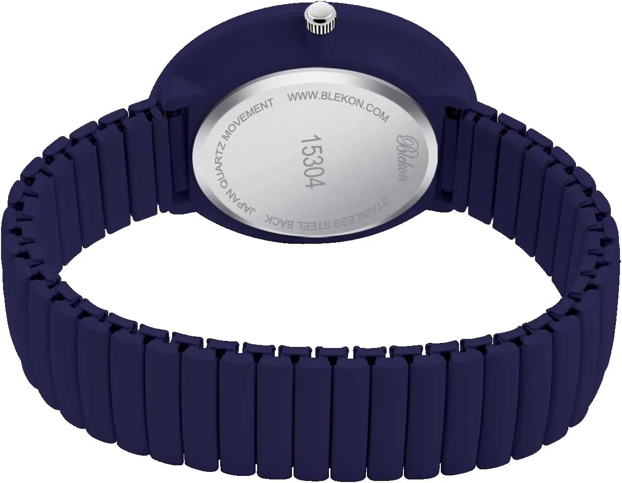Stretch Band Japanese Movement PC21J Fashion Watch Blekon Collections New Super Large shaman glean Face 