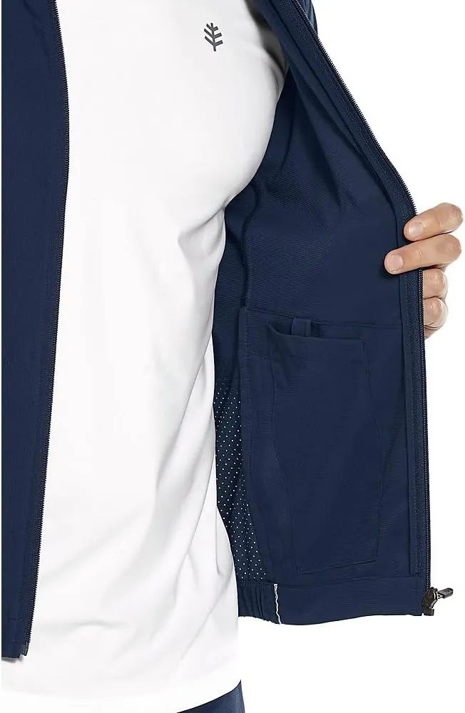 Sun Protective Coolibar UPF 50  Men's Outpace comment Sport Jacket - 