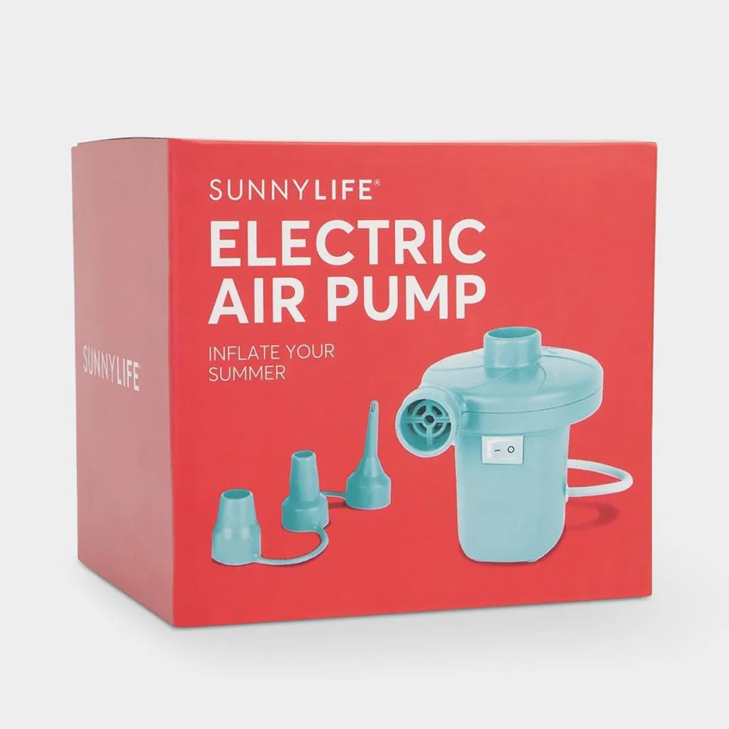 SUNNYLIFE Electric Air Pump UK - Royal Turquoise