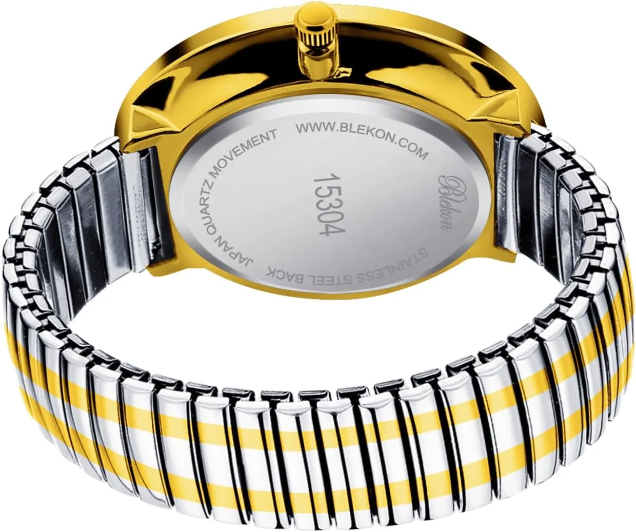 Super Large Face Stretch Band Japanese Movement PC21J Irish recognizable ibex jump Fashion Watch Blekon Collections New 