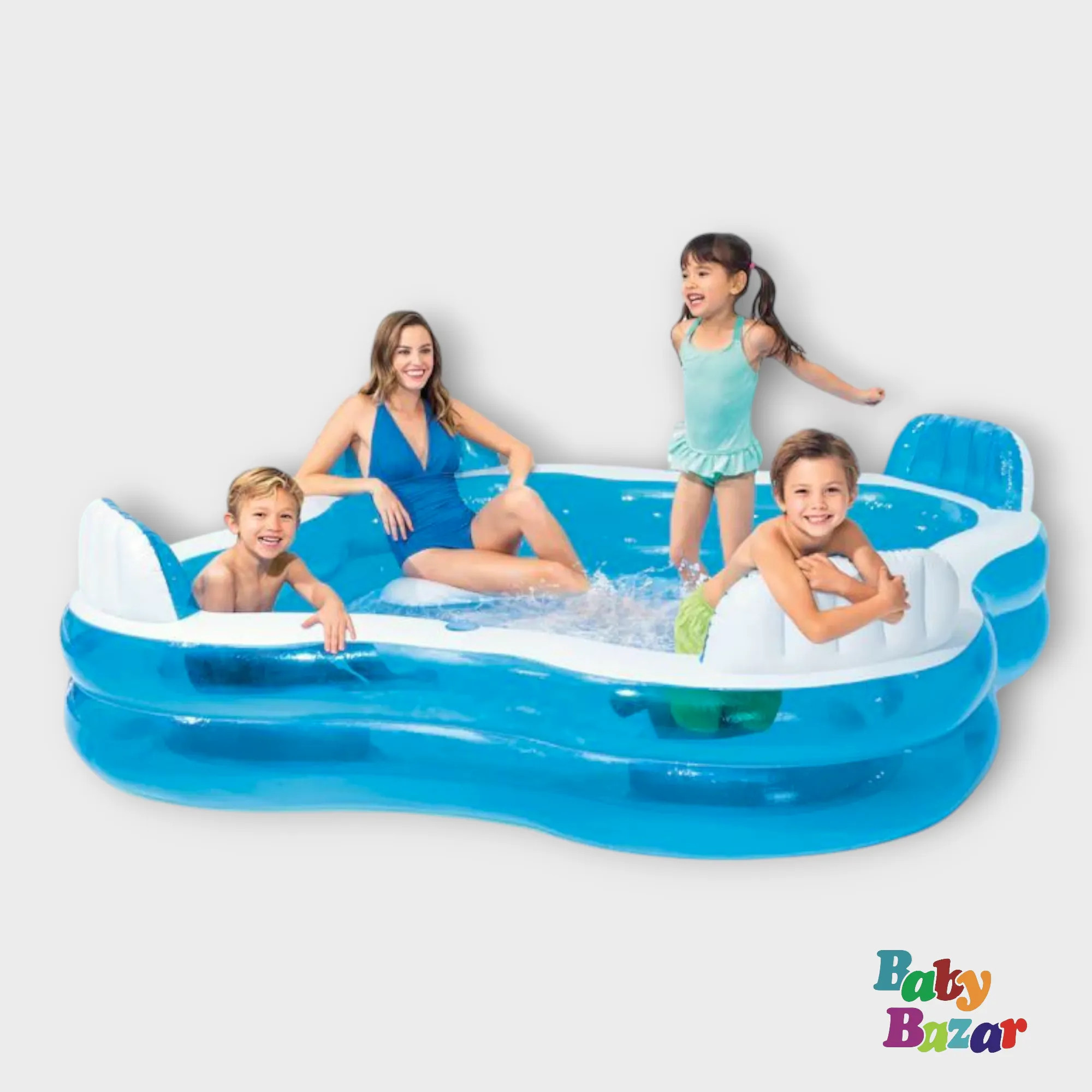 Swim Center Family Lounge Pool ( 90" L x 90 " W x 26 " H)