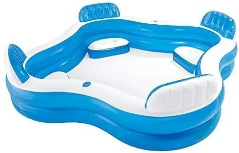 Swim Center Family Lounge Pool ( 90" L x 90 " W x 26 " H)