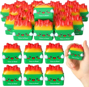 Therapy Fidget Appreciation Gifts for Office Coworker Birthday Graduation Office Stuffer Gift (Green) restoration configuration Leitee 24 Pcs Dumpster Stress Relief Balls Mini Dumpster Fidget Toy Stress Balls for Adults 