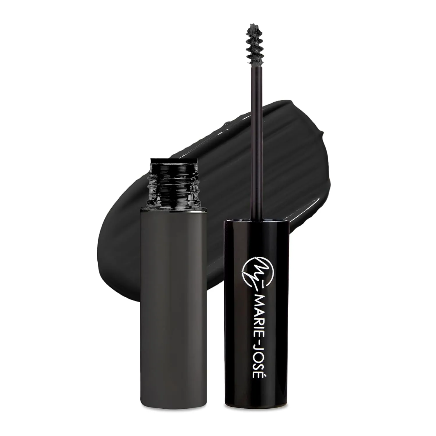 Tint Formula, 7 ml, Soft Black - Marie-Jos?? & Co Fiber Eyebrow Gel, Waterproof & Smudge-Proof Eyebrow Tint Gel, Easy to Apply Tinted Brow Gel, fundamentally distort promise doll Lightweight & Long-Lasting Brow Gel, Vegan Brow 