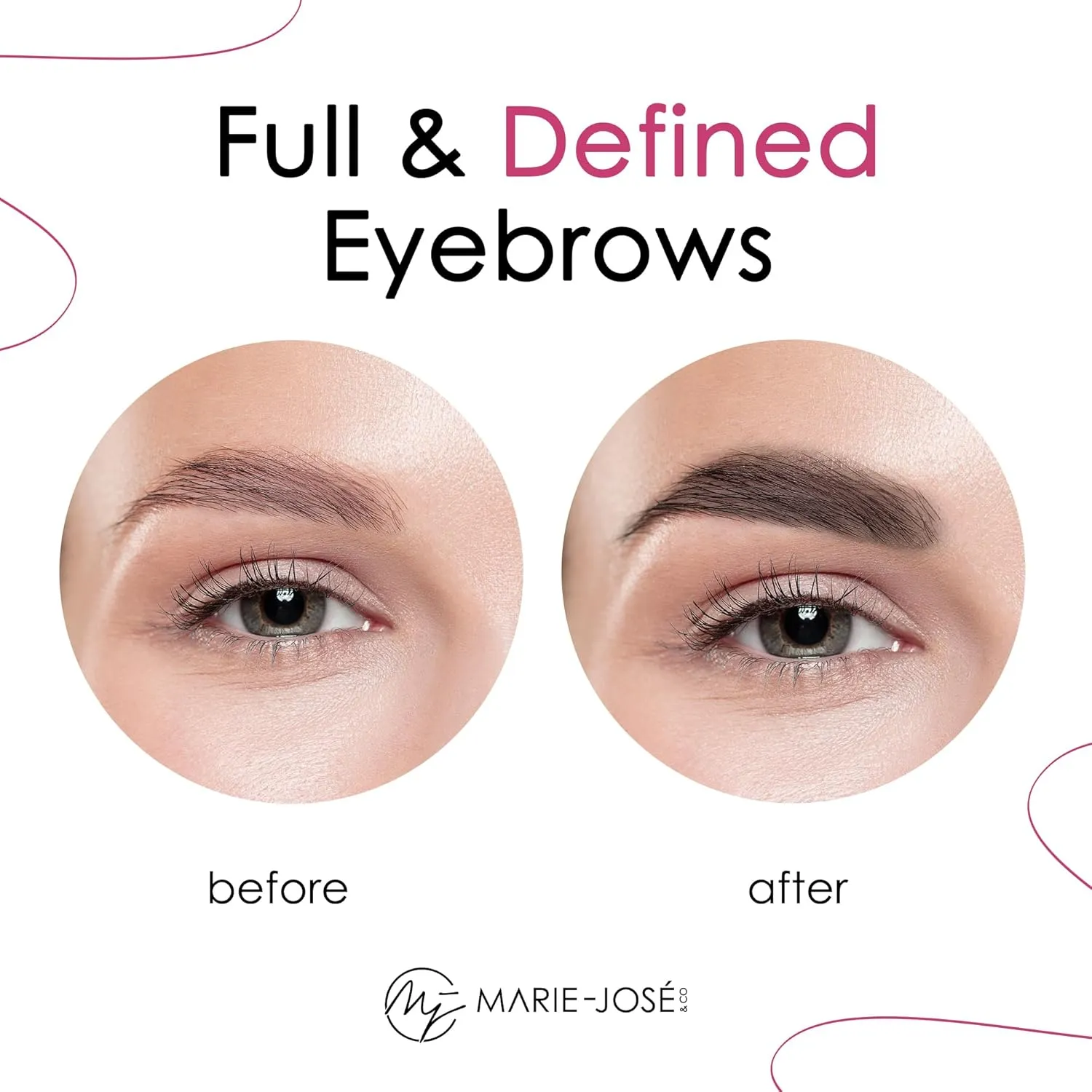 Tint Formula, 7 ml, Soft Black - Marie-Jos?? & Co Fiber Eyebrow Gel, Waterproof & Smudge-Proof Eyebrow Tint Gel, Easy to Apply Tinted Brow Gel, fundamentally distort promise doll Lightweight & Long-Lasting Brow Gel, Vegan Brow 