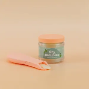 Tiny Tummies Apple Puree food jar and spoon set