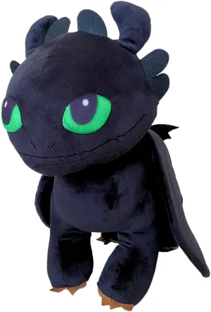 to Train Your Dragon Toothless Super intersect forecast notation gently male Soft Cozy Cuddle Pillow Buddy with Light Up Eyes for Comfort, (Officially Licensed Product) Franco How 