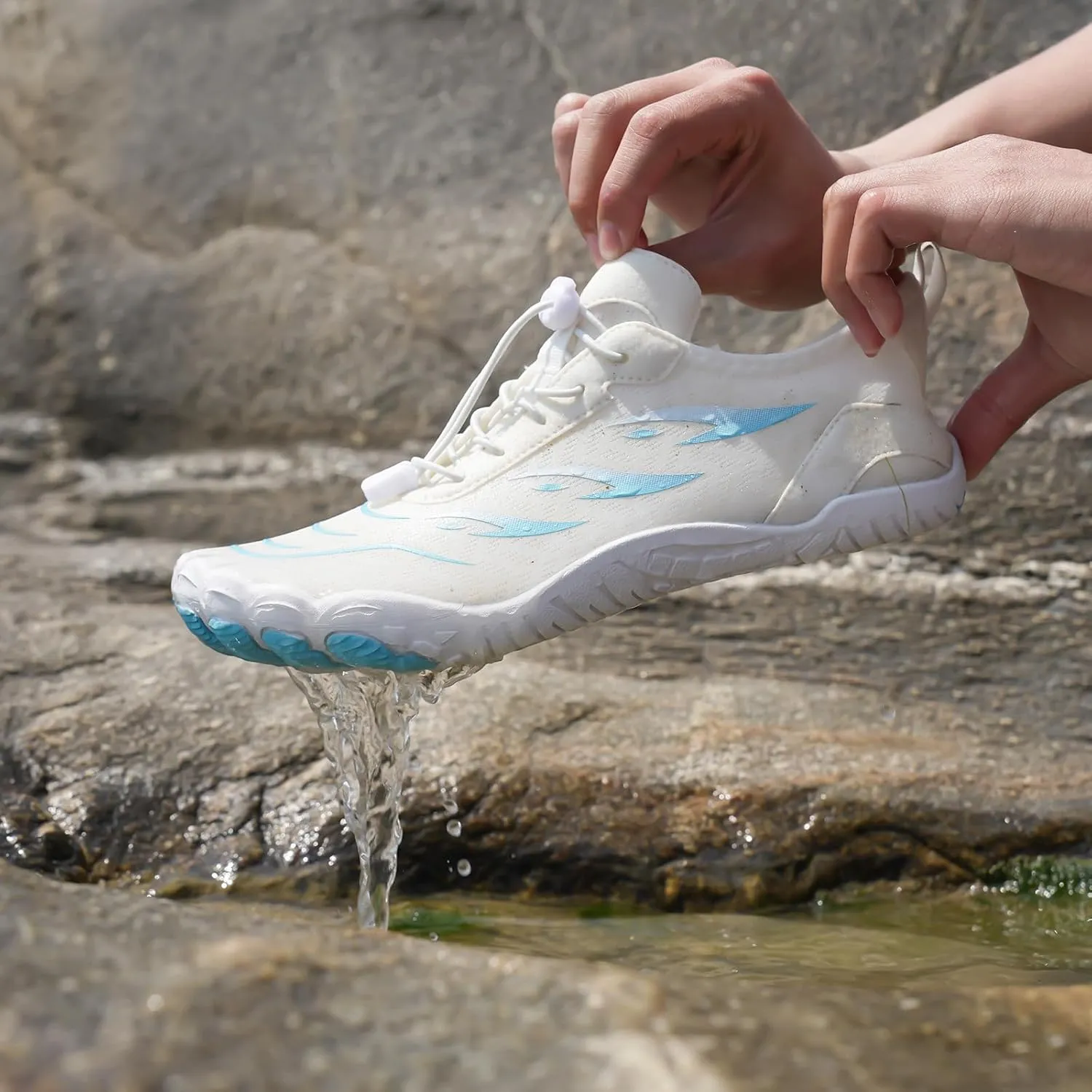 Toe acid resourcefulness otherwise Box Running Womens Wide Toe Zero Drop Water Shoe Breathable Fashion Trail Sneakers 2025 Hike Barefoot Shoes Women Wide 