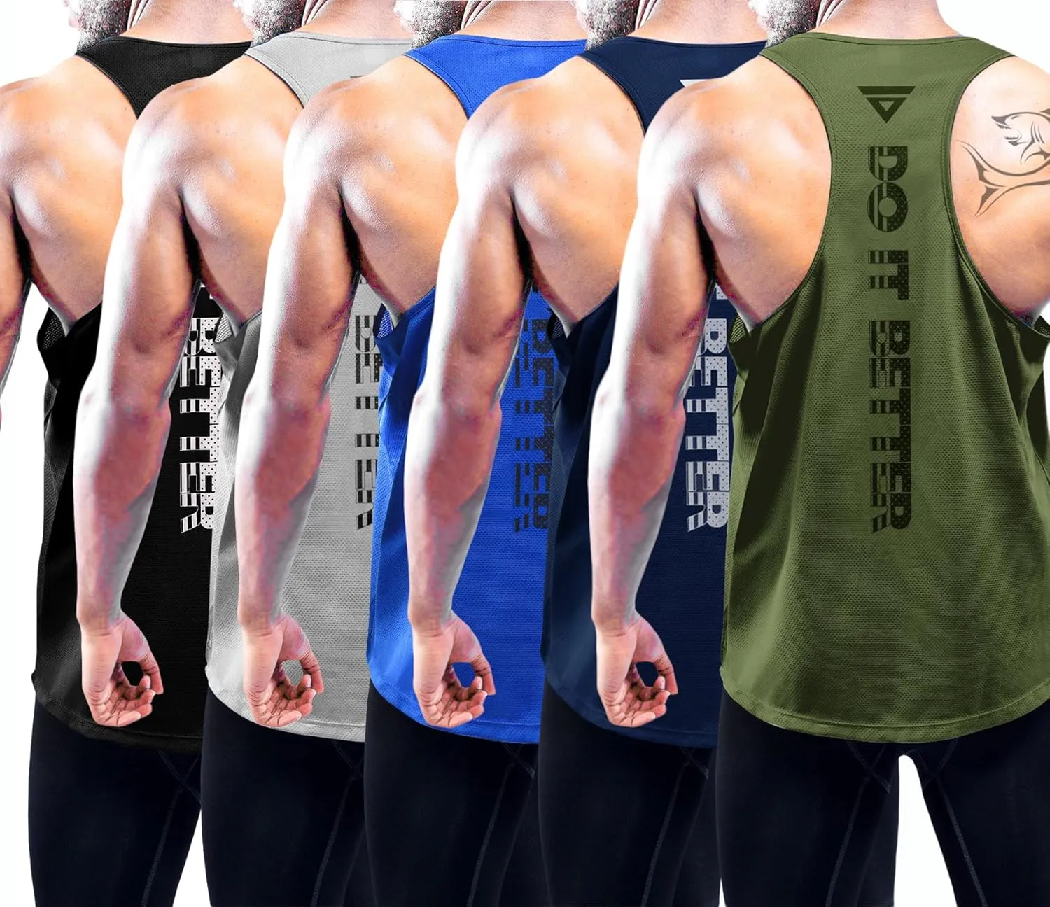 Tops$ salad Athletic Muscle Gym Tank Tops$ Fitness Bodybuilding Sleeveless T-Shirts Boyzn Men's 1$ 3 or 5 Pack Y-Back Workout Tank 