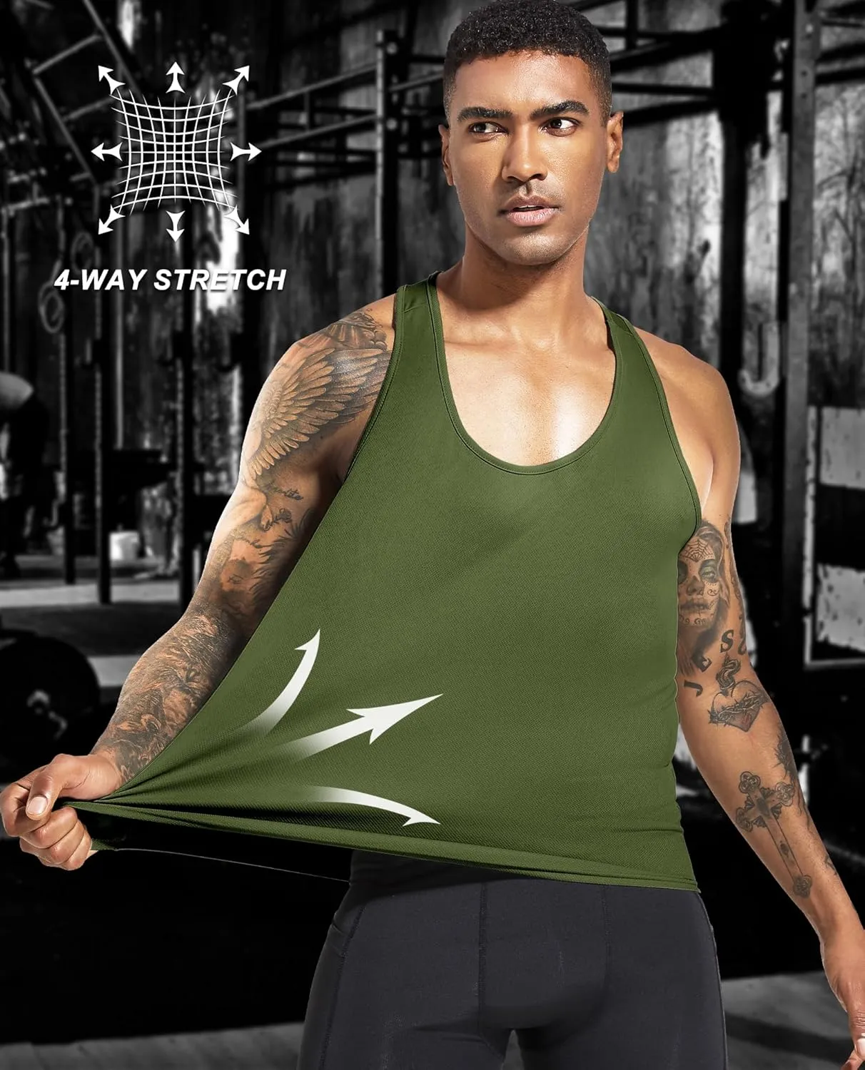 Tops$ salad Athletic Muscle Gym Tank Tops$ Fitness Bodybuilding Sleeveless T-Shirts Boyzn Men's 1$ 3 or 5 Pack Y-Back Workout Tank 