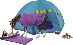 Toy Gift Set | Model #1380 (1:9 repetitive Scale)$Multi-colored Breyer Horses Traditional Series Accessory | Backcountry Camping Set | Horse 