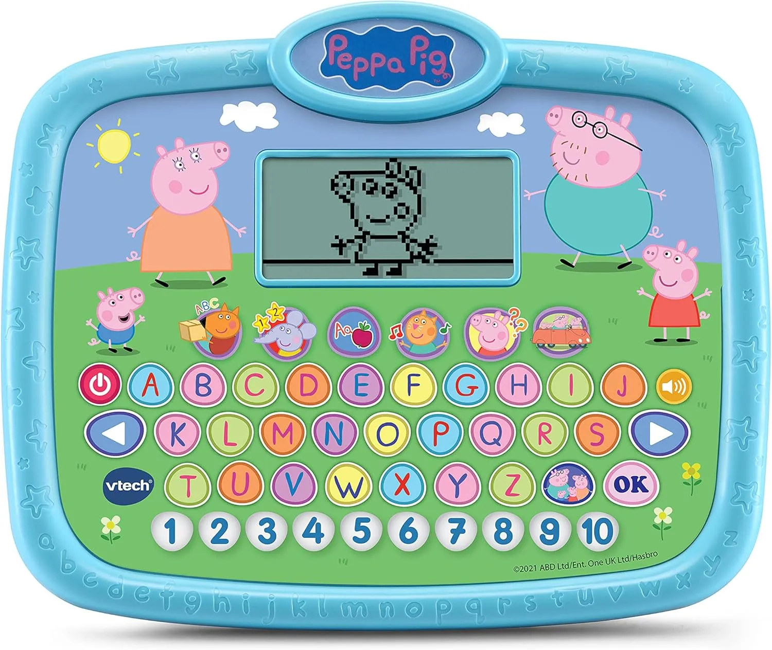 Toy, Multi-Coloured consort Vtech Peppas Learning Tablet 80-546604 Educational 