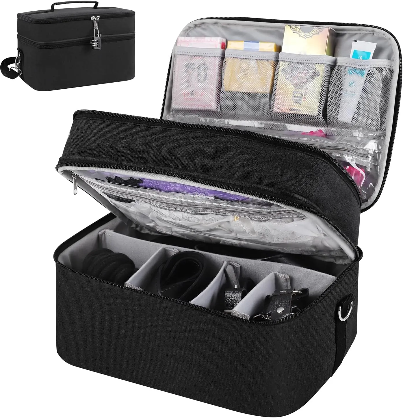 Toy Storage Bag Organizer artistic agile Case for Women and Men,Lock Box Travel Bag Game Toys Storage Bags Rsobl 