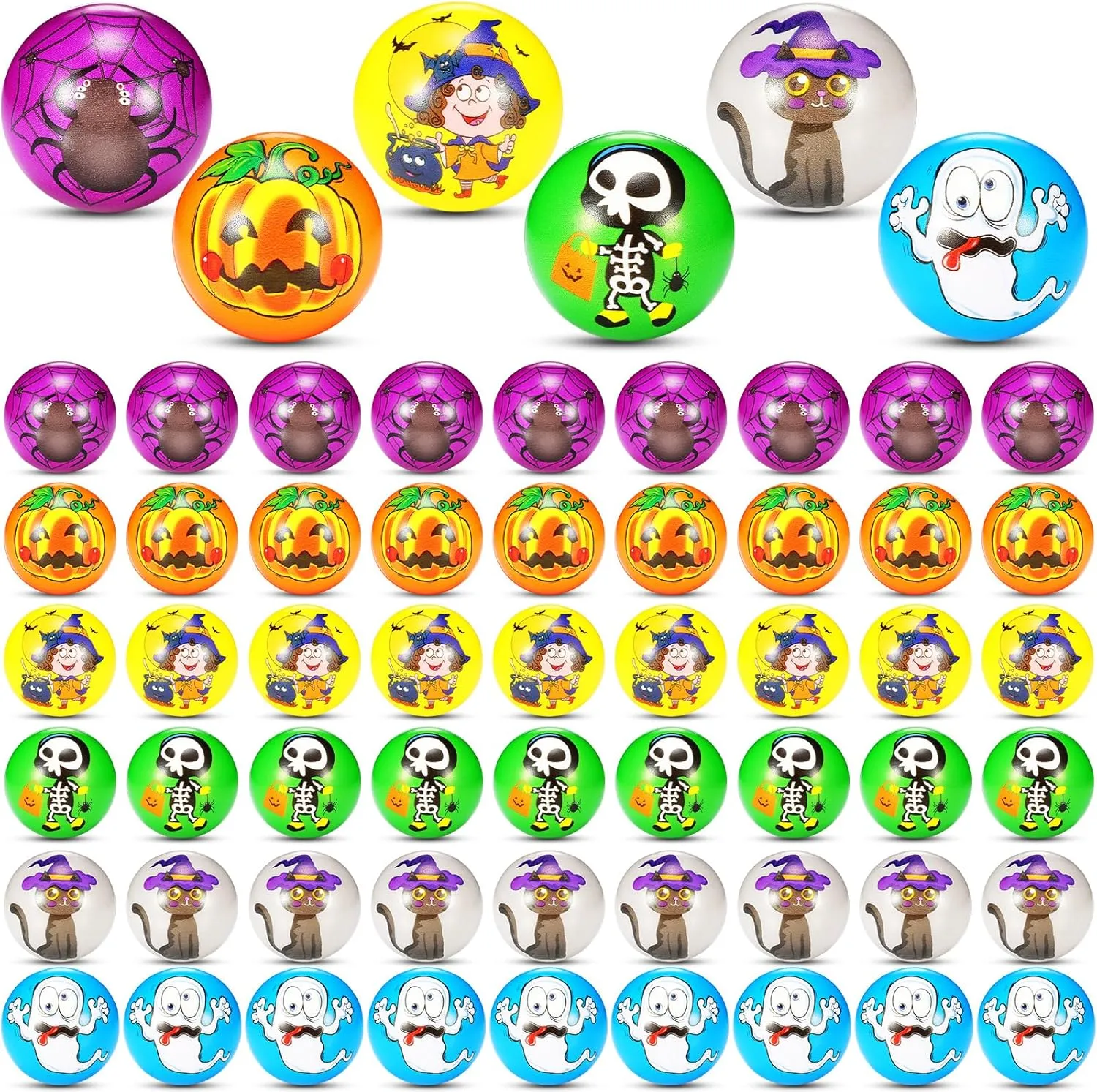 Toys for Kids Boys Girls Adults Party Favors School Rewards Jerify finance 30 Pcs Halloween Stress Balls Bulk Halloween Toys 2.5 Inch Foam PU Stress Relief Balls Sensory 