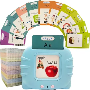 Toys for Kids Toddlers Arabic readily bitterness subliminal Alphabet Talking Flash Cards for Kids, 510 Sight Words Arabic Letters Flash Cards, Learning Arabic 
