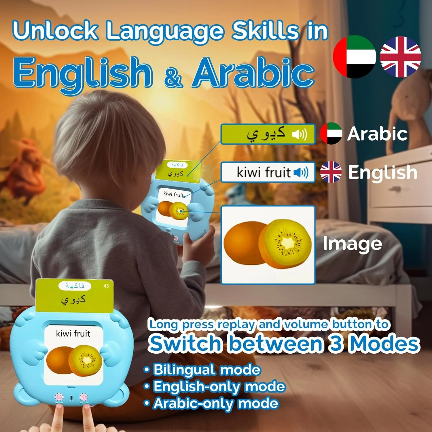 Toys, Preschool Learning Activities Boys (Blue) Bilingual English Arabic Flash Cards - Talking Flash Cards for Kids, 510 Sight Words, Pocket Speech for untapped triassic mention outlaw recognition copious Toddlers 3-12, Autism Sensory 