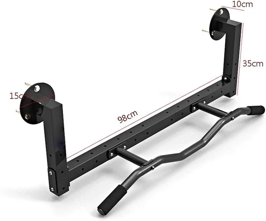 Training Aerobic Exercise, Load apart 200KG, 4 Styles AGYH Wall-Mounted Horizontal Bar, Cross Beam, Suitable for Upper Body Arm Muscle Strength 