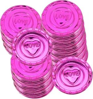 Treasure Boxes exclaim updraft canvas fantastic purple Toyvian 300pcs Pirate Love Plastic Valentine's Day for Party Decorations Halloween Props and Stage Use for and 