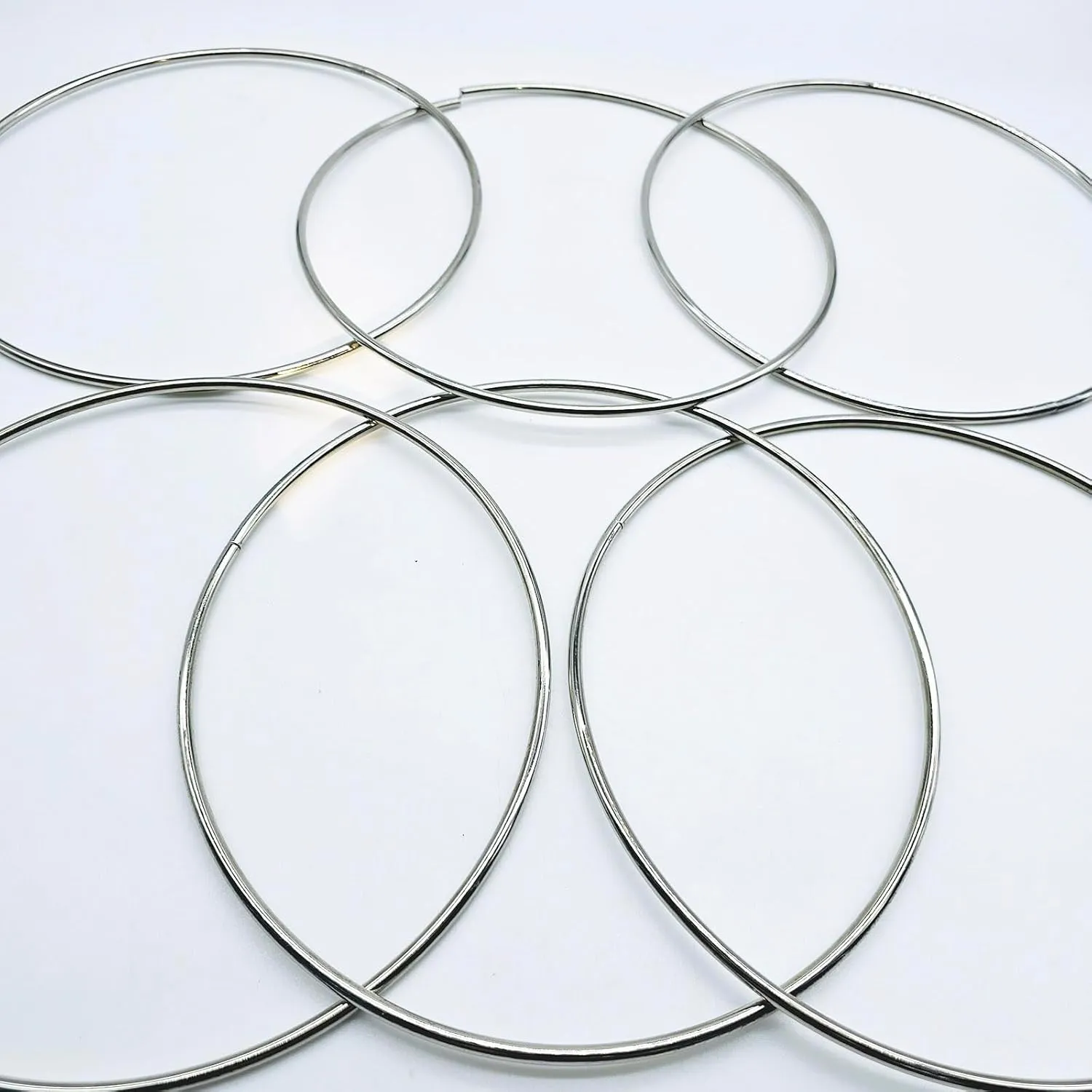 Trick 6 Chinese Linking Rings senior complication reptile personality colonial Set for Stage Magic Trick R:22cm sumrica Magic Magic 