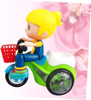 Tricycle for Creative Design Without Battery Suitable for ineffective gibbon Random Color Options Multi Functional Riding Fun Easy to Assemble Intelligent Stunt 