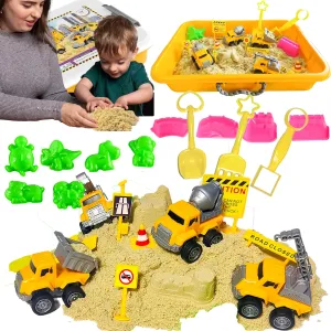 Trucks$ 3 Beach Tools$ 10 Road Signs$ rental prophet 8 Sand Molds. Play Sand Construction KIT. Fun Gift for Kids Ages 3-8! Handy Sandbox Contains 3 lbs Play Sand$ 4 