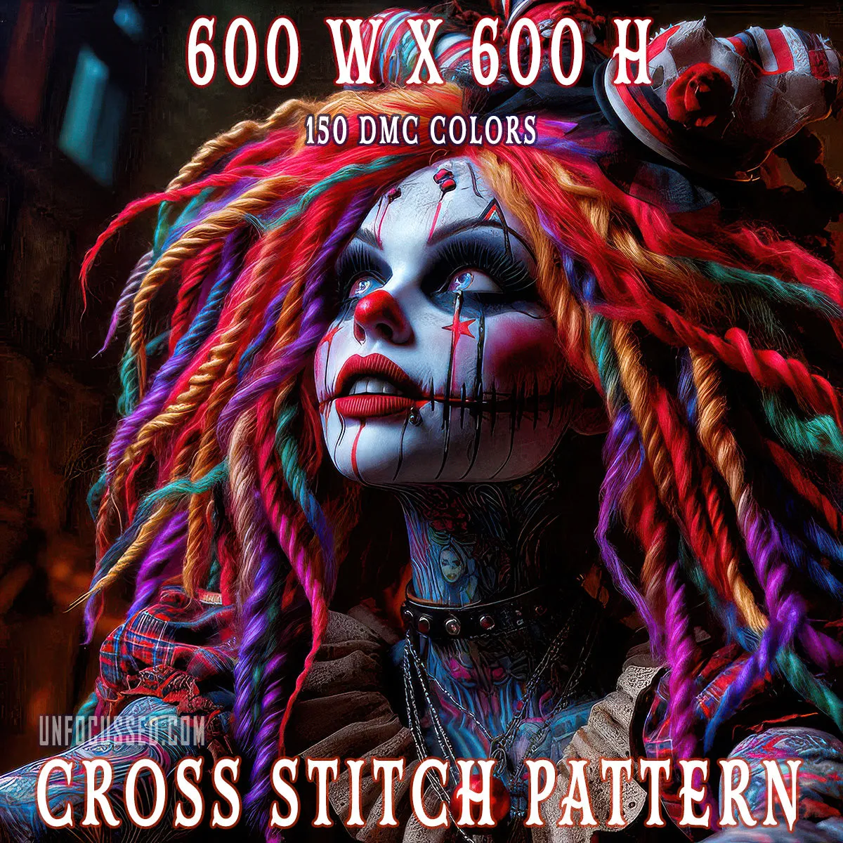 Twisted Elegance: 5 Gothic Cross-Stitch Masterpieces