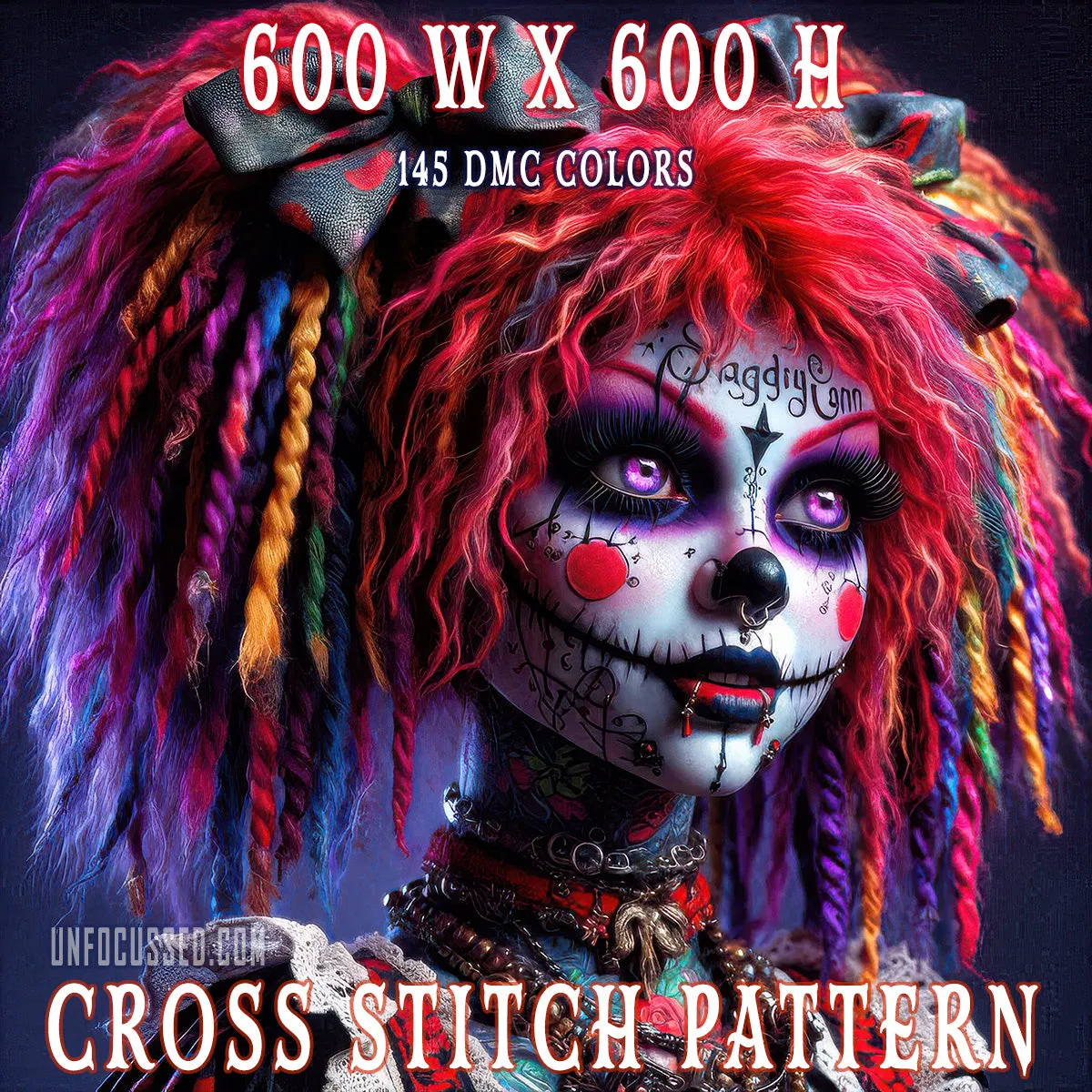 Twisted Elegance: 5 Gothic Cross-Stitch Masterpieces
