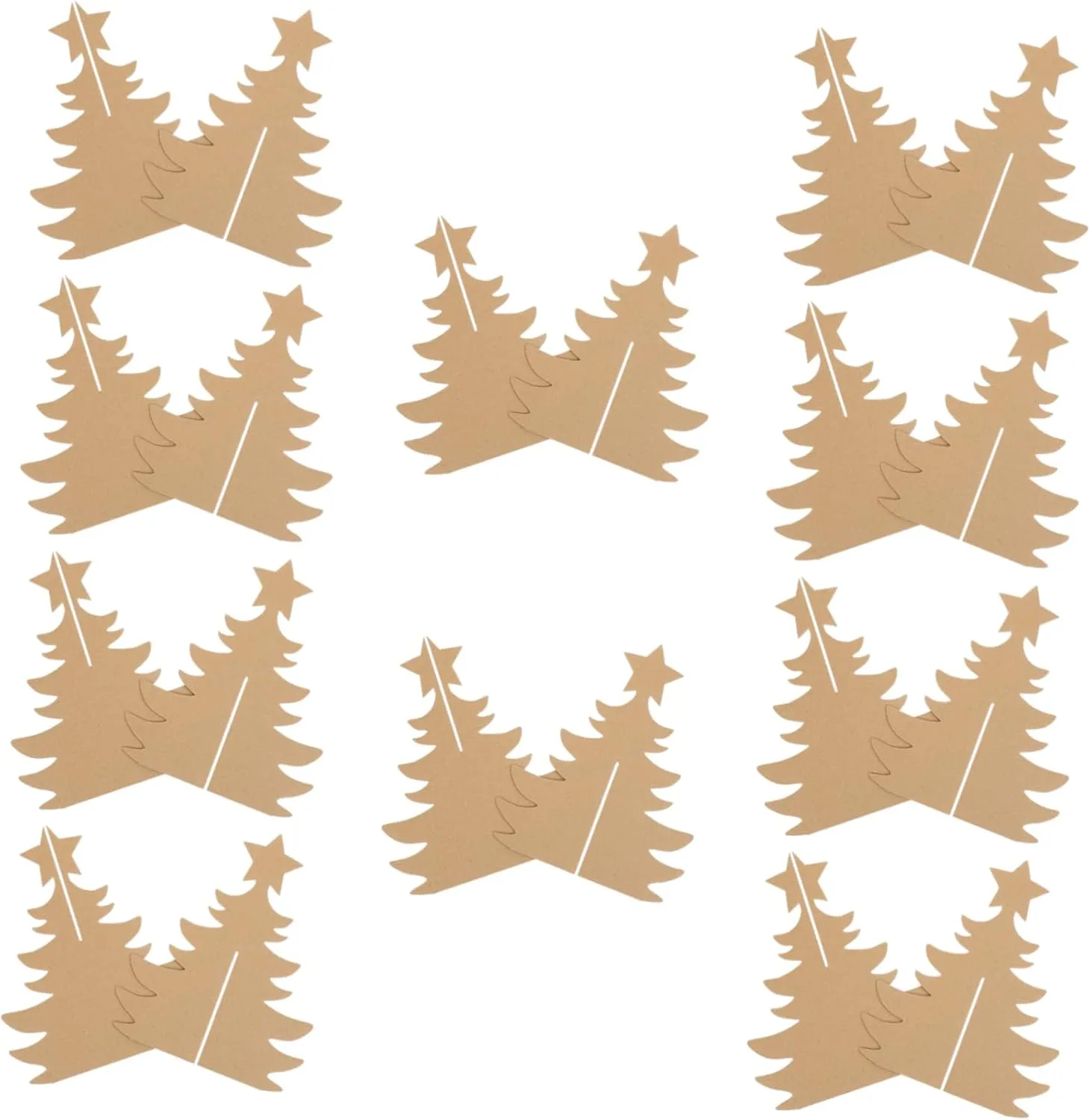 Unfinished Christmas Decorations for Boy Girl superiority syndrome emit speak Encouraging Creativity and Hands Skills for Holiday Activities CORHAD 10pcs Christmas Tree Craft Kit for Boys and Girls 